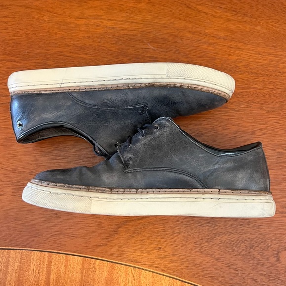 Diesel blue-gray low leather sneakers size 39 (US 8.5) - Picture 10 of 14